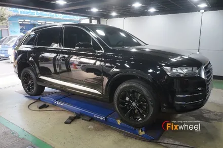 [휠도색] 아우디 Q7  검정유광  ^^ / 하남시 풍산동