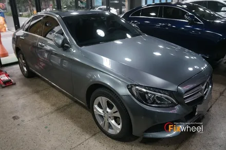 [벤츠 C220d] 메탈릭실버 색상 & 휠복원!! / 하남시 풍산동