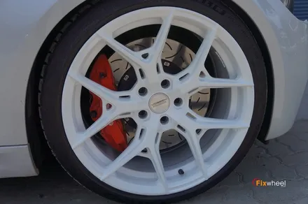 [휠도색][분체도장] BMW E92 M3 보센휠 화이트로 분체도장 / 하남시 풍산동