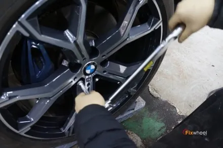 [휠복원]BMW X6 21인치 다이아몬드컷팅휠 휠복원 / 하남시 풍산동