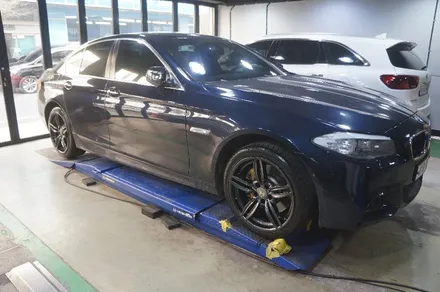 [BMW 535i] 크롬쉐도우 휠도색~ / 하남시 풍산동