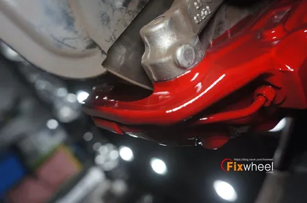 [벤츠 C63 AMG] RED COLOR 캘리퍼도색 ^^ / 하남시 풍산동