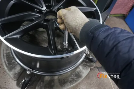 [벤츠 C43 AMG] 휠도색 & 캘리퍼도색 / 하남시 풍산동
