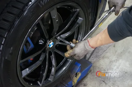 [BMW 530i] 고스트크롬 휠도색 ^^ / 하남시 풍산동