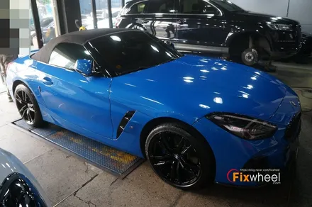 [BMW Z4] 검정유광 휠도색!! / 하남시 풍산동