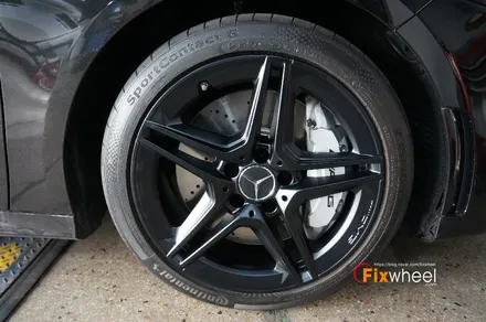 [벤츠 A35 AMG] MATT BLACK 색상의 휠도색!! / 하남시 풍산동