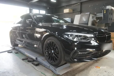 [휠도색] BMW G30 530i 블랙유광 휠도색 / 하남시 풍산동