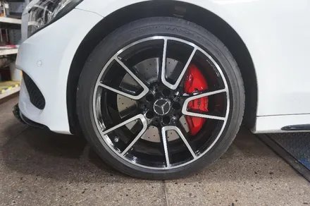 [벤츠 C43 amg] 캘리퍼도색~ / 하남시 풍산동