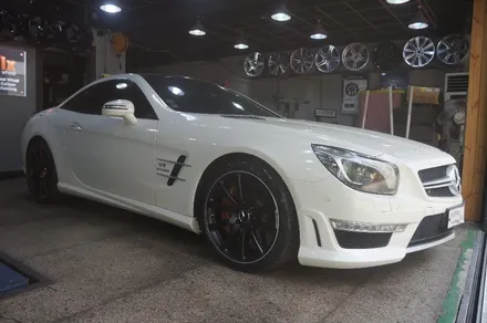 [벤츠 SL63 AMG] 휠도색(MATT BLACK) 재도색~~ / 하남시 풍산동