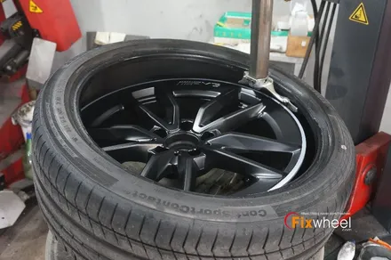 [벤츠 C43 AMG] 휠도색 & 캘리퍼도색 / 하남시 풍산동