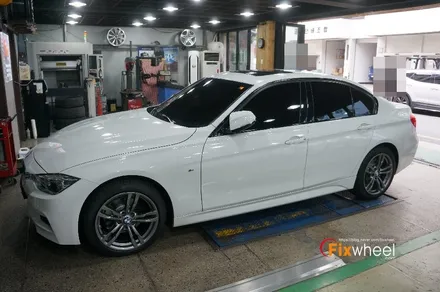 [BMW 320i] 자동차 휠복원은 픽스휠입니다. ^^ / 하남시 풍산동