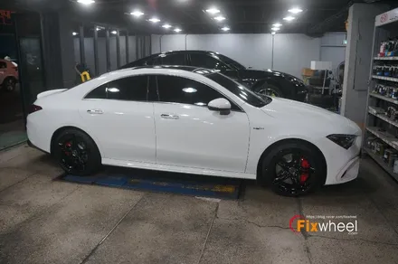 [벤츠 CLA45 AMG] 검정유광 휠도색 ^^ / 하남시 풍산동