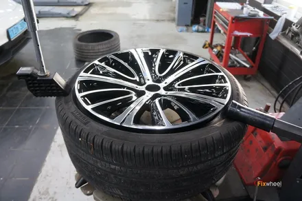 [휠수리][휠복원]BMW 740Ld 휠복원 / 하남시 풍산동