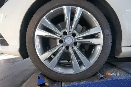[휠복원] 벤츠 E300(W212) 다이아몬드 컷팅 휠복원 / 하남시 풍산동