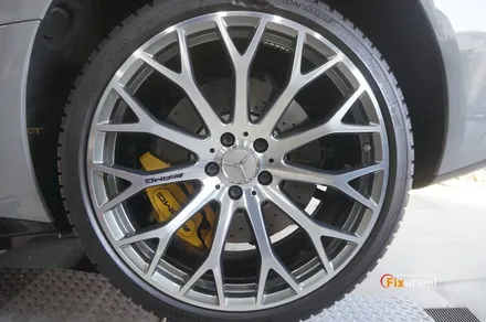R232벤츠 SL63 AMG 휠복원 + AMG 로고 살리기 / 하남시 풍산동