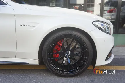 [벤츠 C63 AMG] 휠도색 & 캘리퍼도색 (PART2) / 하남시 풍산동