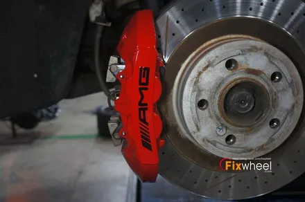 [벤츠 C63 AMG] RED COLOR 캘리퍼도색 ^^ / 하남시 풍산동