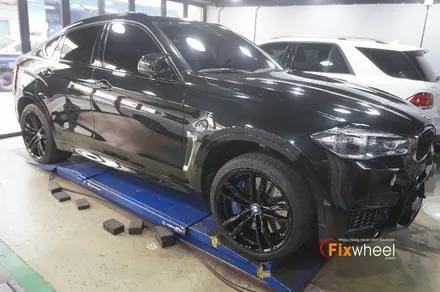 [BMW X6] 스크래치 복원과 휠도색 ^^ / 하남시 풍산동