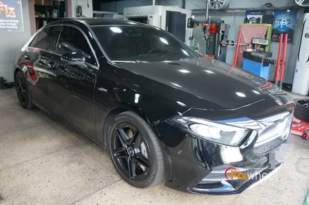 [벤츠 A35 AMG] MATT BLACK 색상의 휠도색!! / 하남시 풍산동
