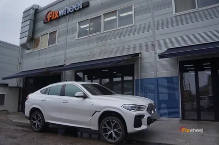 [휠복원]BMW X6 21인치 다이아몬드컷팅휠 휠복원 / 하남시 풍산동