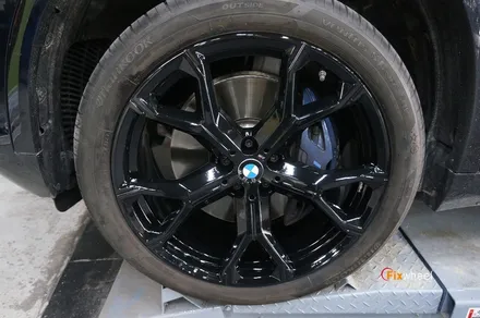 [휠도색]BMW X5 블랙유광 분체도장 휠도색 / 하남시 풍산동