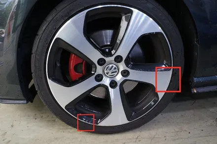 [골프 GTI] 휠복원 & 다이아몬드커팅 / 하남시 풍산동