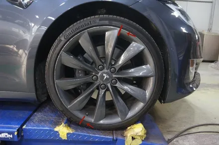 [테슬라 Model S] 휠복원 / 하남시 풍산동