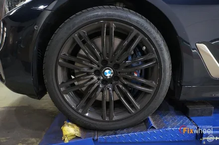 [BMW 540I] 검정유광 휠복원~ / 하남시 풍산동