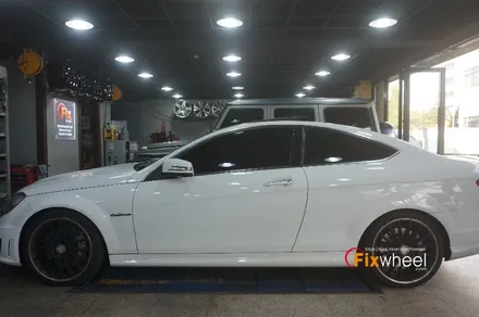 [벤츠 C63 AMG] RED COLOR 캘리퍼도색 ^^ / 하남시 풍산동