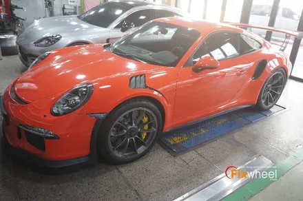 [포르쉐 GT3 RS] MATT BLACK 색상의 휠도색~ / 하남시 풍산동