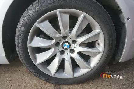 [BMW 528i] 메탈릭실버 휠복원~ / 하남시 풍산동