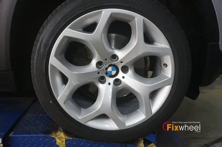 [BMW X5] 메탈릭실버 휠복원~ / 하남시 풍산동
