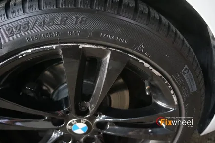 [BMW 320i] 메탈릭실버 휠도색 ^^ / 하남시 풍산동