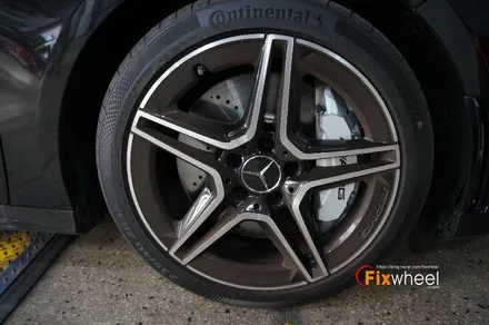 [벤츠 A35 AMG] MATT BLACK 색상의 휠도색!! / 하남시 풍산동