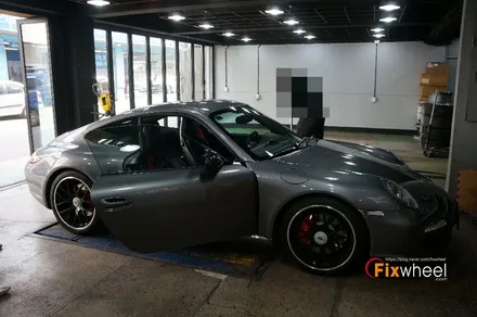 포르쉐911(997mk2)GTS 휠복원&휠수리 / 하남시 풍산동