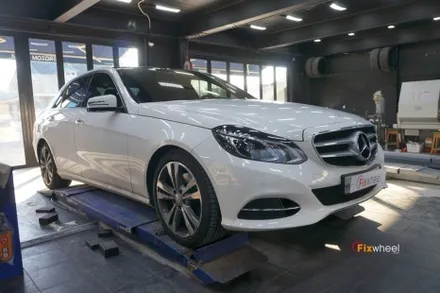 [휠복원] 벤츠 E300(W212) 다이아몬드 컷팅 휠복원 / 하남시 풍산동