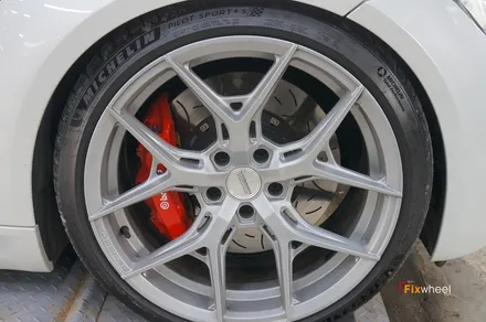 [휠도색][분체도장] BMW E92 M3 보센휠 화이트로 분체도장 / 하남시 풍산동
