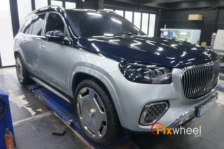 GLS600 마이바흐 휠복원, 흠집 이렇게 잡습니다 / 하남시 풍산동