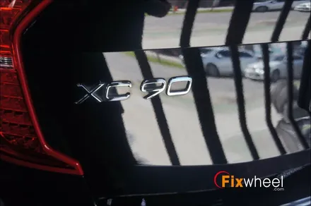 볼보 XC90 휠복원, 림 가장자리 손상 살리기 / 하남시 풍산동