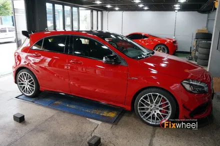 [벤츠 A45 AMG] RED COLOR 캘리퍼도색 ^^ / 하남시 풍산동