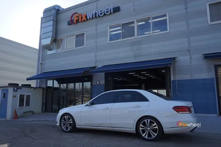 [휠복원] 벤츠 E300(W212) 다이아몬드 컷팅 휠복원 / 하남시 풍산동