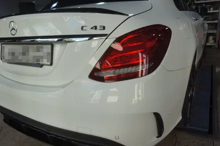 [벤츠 C43 amg] 캘리퍼도색~ / 하남시 풍산동