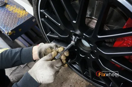 [벤츠 A45 AMG] 휠도색 & 캘리퍼도색 / 하남시 풍산동