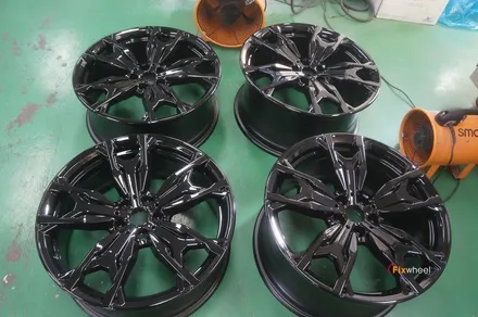 [휠도색] BMW X3 블랙유광 휠도색 / 하남시 풍산동