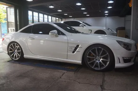 [벤츠 SL63 AMG] 골드컬러 캘리퍼도색~ / 하남시 풍산동