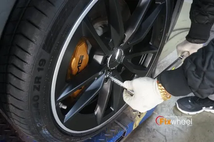 [벤츠 C43 AMG] 휠도색 & 캘리퍼도색 / 하남시 풍산동