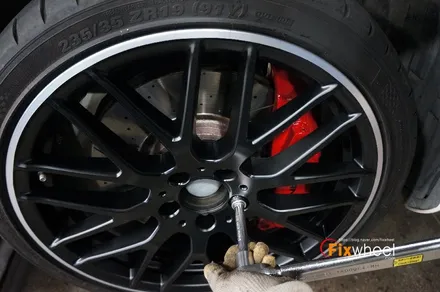 [벤츠 A45 AMG] 휠도색 & 캘리퍼도색 / 하남시 풍산동
