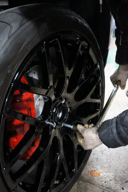 [휠도색]벤츠 G바겐 G63AMG 휠도색 / 하남시 풍산동