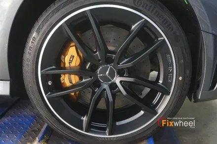 [벤츠 C43 AMG] 휠도색 & 캘리퍼도색 / 하남시 풍산동