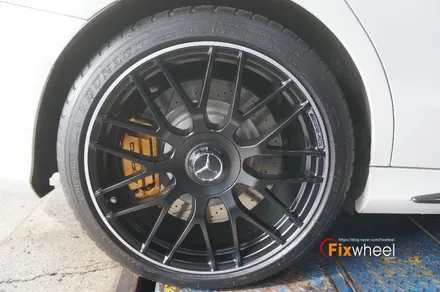 [벤츠 C63 AMG] 투톤 색상 휠도색 & 캘리퍼도색 / 하남시 풍산동